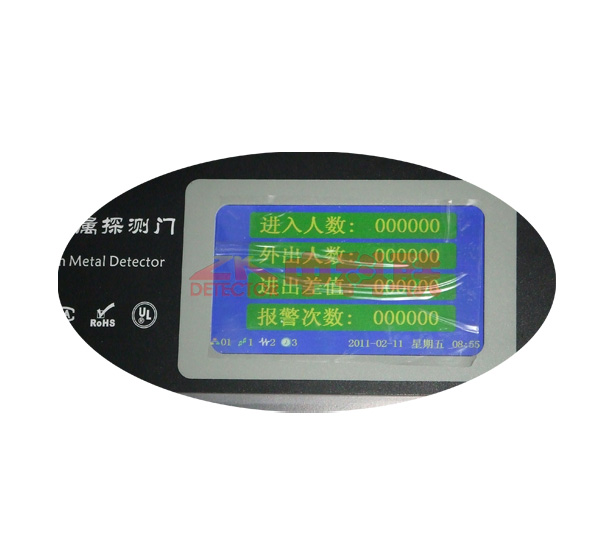 液晶數字金屬探測門
